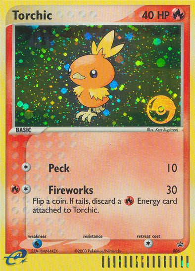 Torchic - 006 - Holo Promo (Euro Tournament Stamped) available at 401 Games Canada