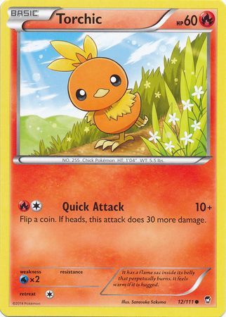 Torchic - 12/111 - Common available at 401 Games Canada