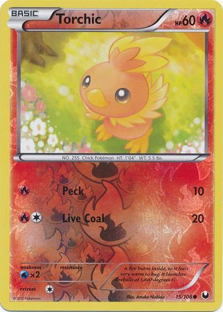 Torchic - 15/108 - Common - Reverse Holo available at 401 Games Canada