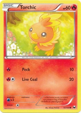 Torchic - 15/108 - Common available at 401 Games Canada