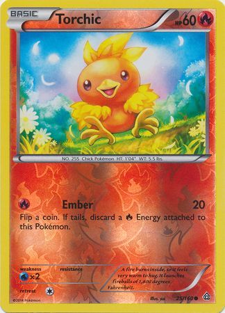 Torchic - 25/160 - Common - Reverse Holo available at 401 Games Canada