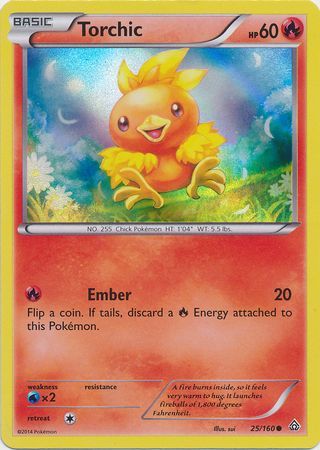 Torchic - 25/160 - Holo Promo available at 401 Games Canada