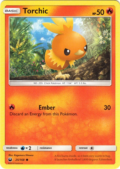 Torchic - 25/168 - Common available at 401 Games Canada