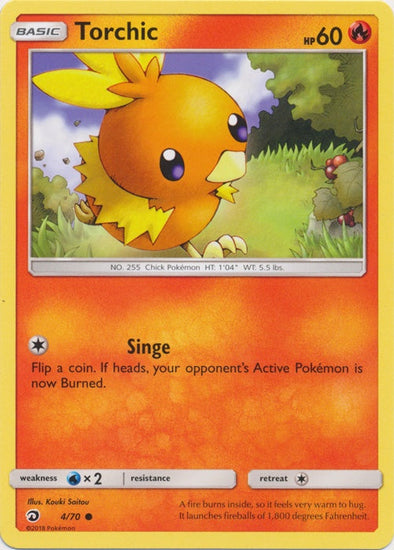 Torchic - 4/70 - Common available at 401 Games Canada