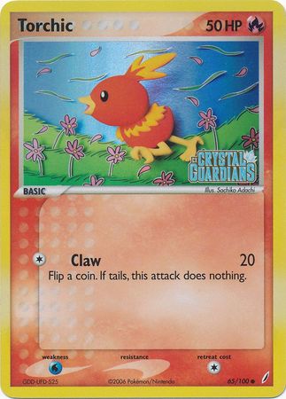 Torchic - 65/100 - Common - Reverse Holo available at 401 Games Canada