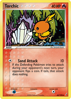 Torchic - 66/100 - Common available at 401 Games Canada