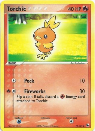 Torchic - 73/109 - Common (No "e" Symbol) available at 401 Games Canada