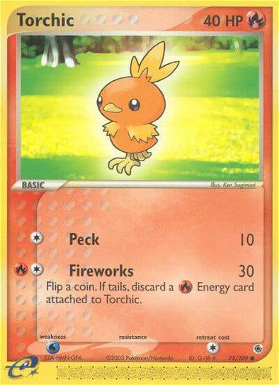 Torchic - 73/109 - Common available at 401 Games Canada