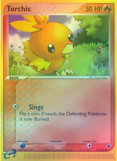 401 Games Canada - Torchic - 74/109 - Common - Reverse Holo