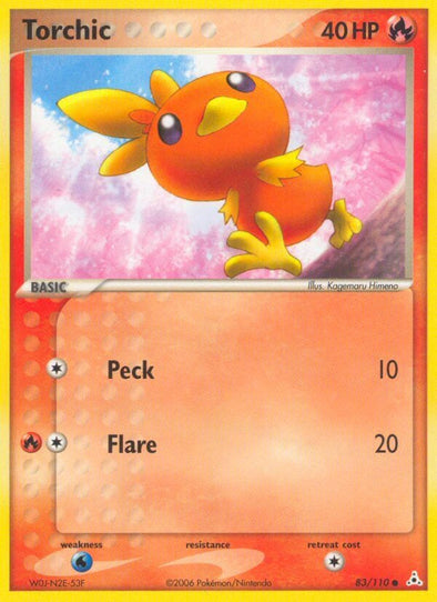 Torchic - 83/110 - Common available at 401 Games Canada