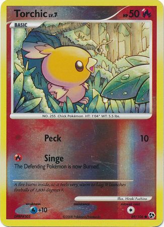 Torchic - 89/106 - Common - Reverse Holo available at 401 Games Canada