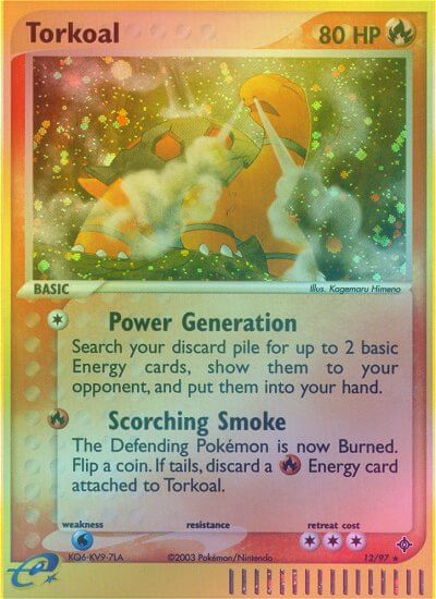 Torkoal - 12/97 - Holo Rare - Reverse Holo available at 401 Games Canada