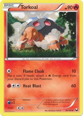 Torkoal - 18/108 - Uncommon available at 401 Games Canada