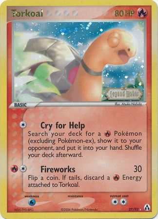 Torkoal - 27/92 - Rare - Reverse Holo available at 401 Games Canada