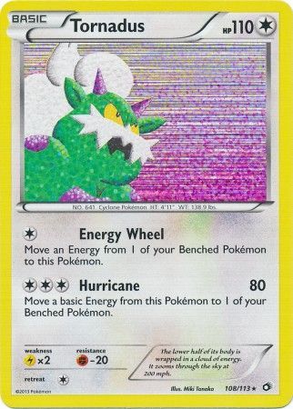 Tornadus - 108/113 - Holo Rare available at 401 Games Canada