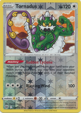 Tornadus - 126/172 - Rare - Reverse Holo available at 401 Games Canada