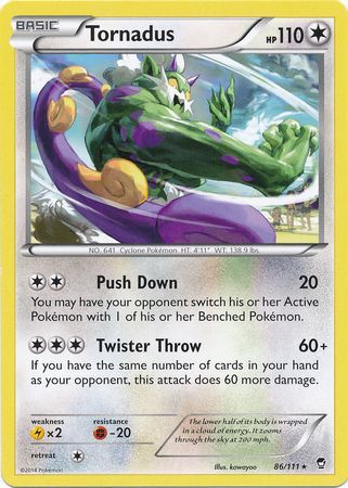 Tornadus - 86/111 - Rare available at 401 Games Canada