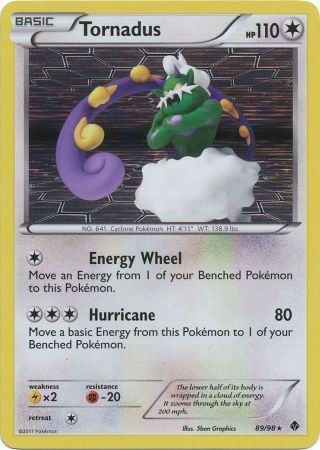 Tornadus - 89/98 - Holo Rare available at 401 Games Canada