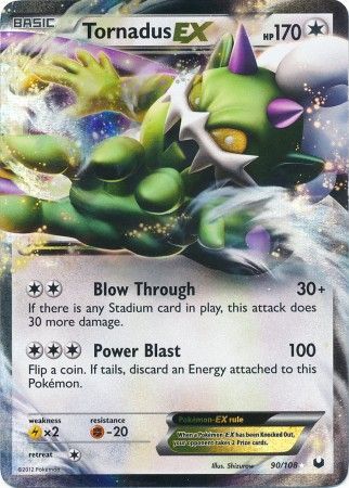 Tornadus EX - 90/108 - Ultra Rare available at 401 Games Canada