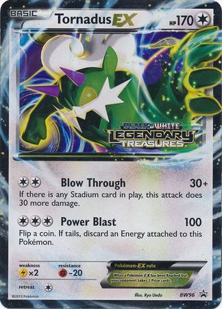 Tornadus EX - BW96 - Pre-Release Promo available at 401 Games Canada