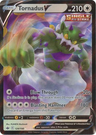 Tornadus V - 124/198 - Ultra Rare available at 401 Games Canada