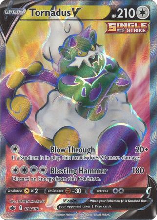 Tornadus V - 184/198 - Full Art Ultra Rare available at 401 Games Canada