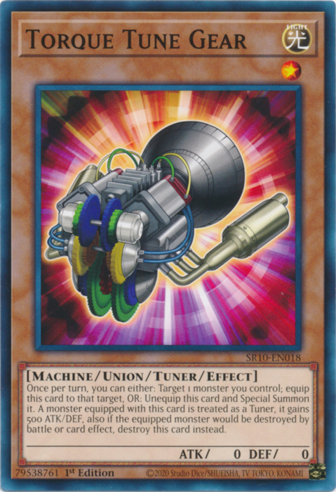 Torque Tune Gear - SR10-EN018 - Common - 1st Edition available at 401 Games Canada