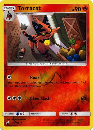 Torracat - 21/181 - Uncommon - Reverse Holo available at 401 Games Canada