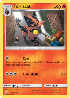 Torracat - 21/181 - Uncommon available at 401 Games Canada