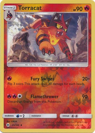 Torracat - 25/149 - Uncommon - Reverse Holo available at 401 Games Canada