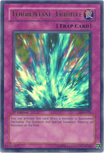Torrential Tribute - LON-025 - Ultra Rare - 1st Edition available at 401 Games Canada