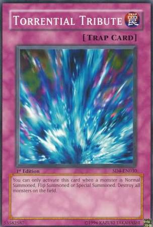 Torrential Tribute - SD4-EN030 - Common - 1st Edition available at 401 Games Canada