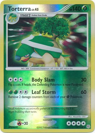 Torterra - 17/130 - Holo Rare - Reverse Holo available at 401 Games Canada