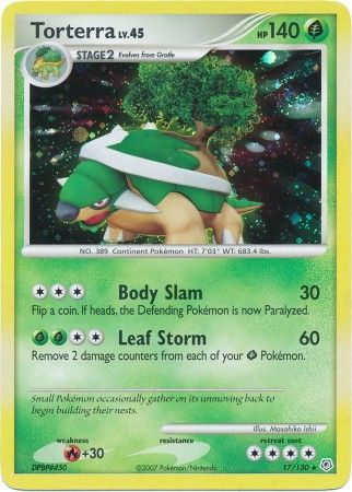 Torterra - 17/130 - Holo Rare available at 401 Games Canada