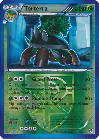 Torterra - 3/135 - Rare - Reverse Holo available at 401 Games Canada