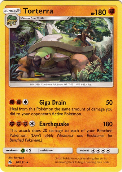 Torterra - 58/131 - Rare available at 401 Games Canada