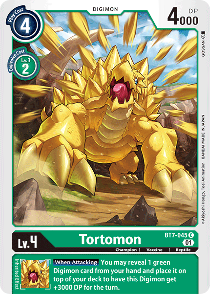 Tortomon - BT7-045 - Common available at 401 Games Canada