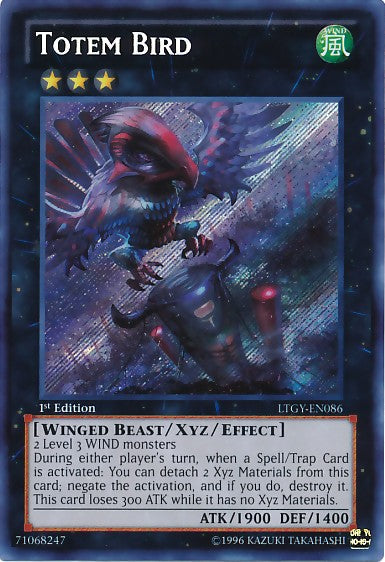 Totem Bird - LTGY-EN086 - Secret Rare - 1st Edition available at 401 Games Canada