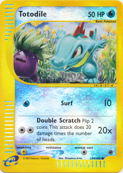 Totodile - 134/165 - Common - Reverse Holo available at 401 Games Canada