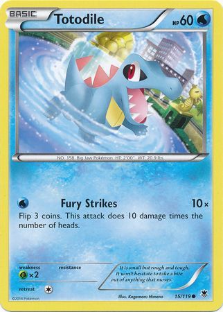 Totodile - 15/119 - Common available at 401 Games Canada