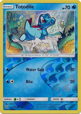 Totodile - 18/73 - Common - Reverse Holo available at 401 Games Canada