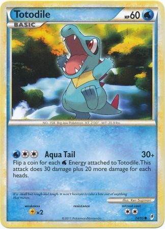 Totodile - 74/95 - Common available at 401 Games Canada