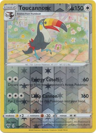 Toucannon - 145/185 - Rare - Reverse Holo available at 401 Games Canada