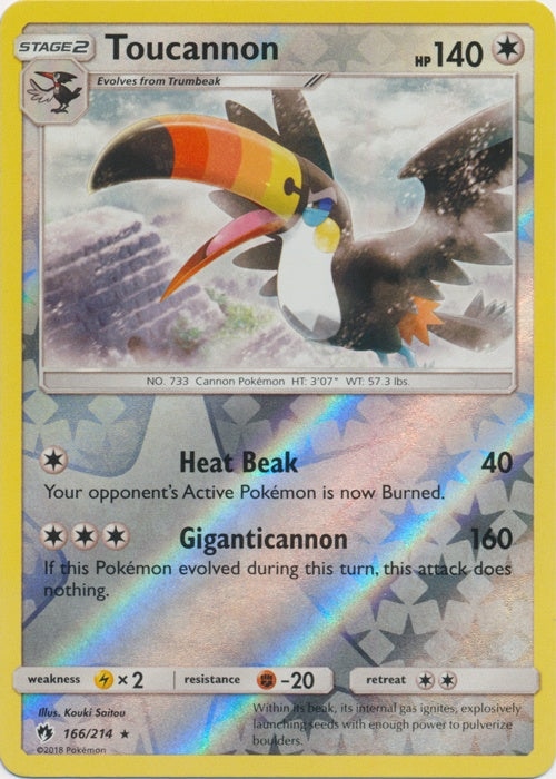 Toucannon - 166/214 - Rare - Reverse Holo available at 401 Games Canada