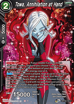 Towa, Annihilation at Hand - BT16-116 - Common (Foil) available at 401 Games Canada