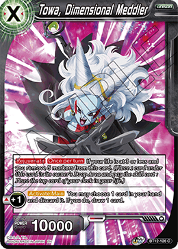 Towa, Dimensional Meddler - BT12-126 - Common available at 401 Games Canada