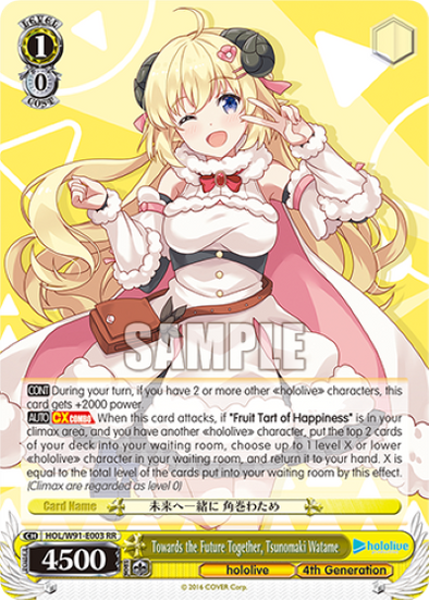 Towards the Future Together, Tsunomaki Watame - HOL-W91-E003 - Double Rare available at 401 Games Canada