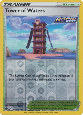 Tower of Waters - 138/163 - Uncommon - Reverse Holo available at 401 Games Canada