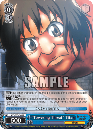 "Towering Threat" Titan - AOT/S35-E086 - Rare available at 401 Games Canada