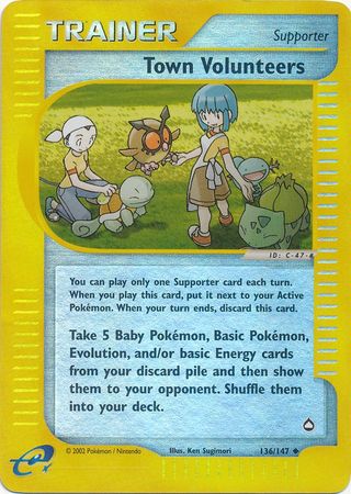Town Volunteers - 136/147 - Uncommon - Reverse Holo available at 401 Games Canada